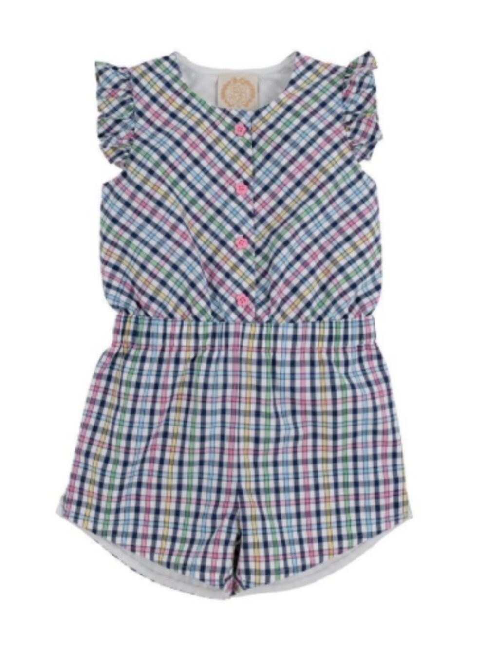 The Beaufort Bonnet Company Marion Rose Romper in Multicolored Size 8